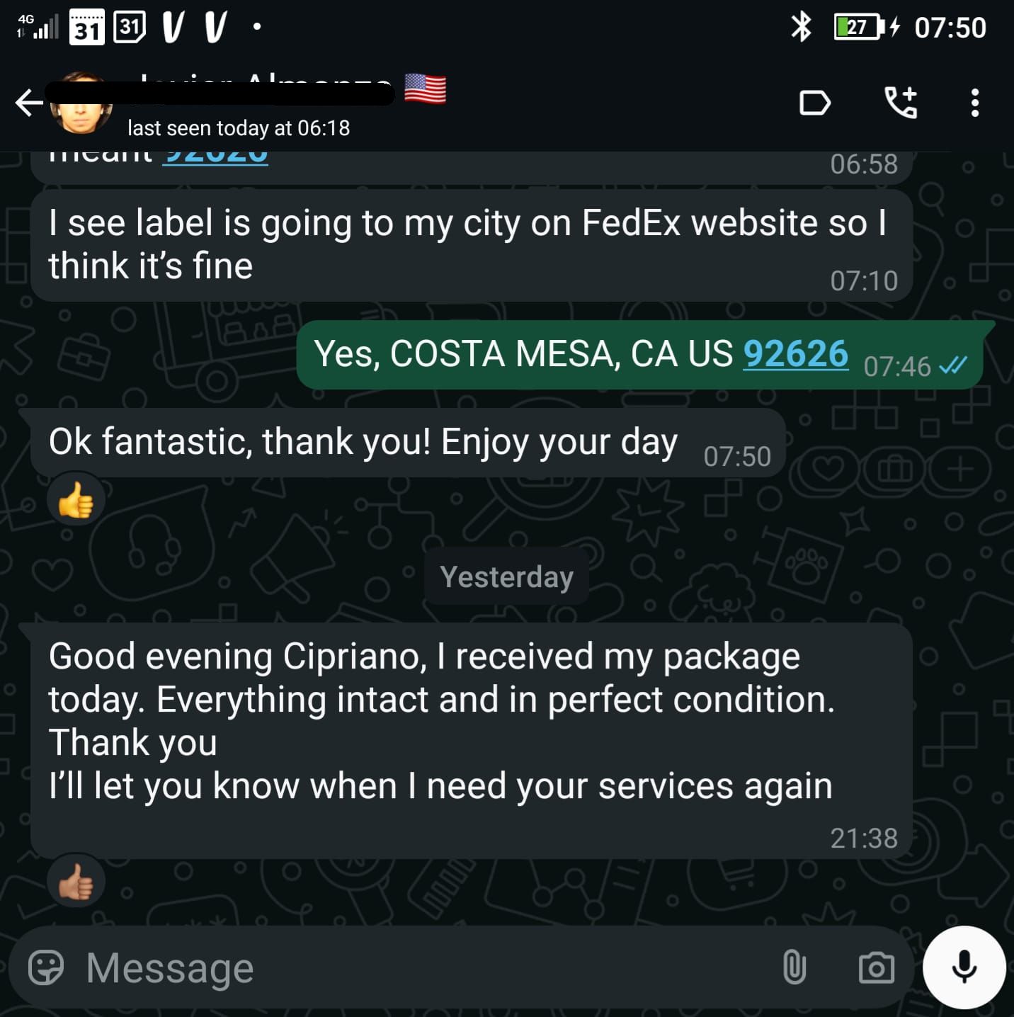 Service Forwarding Italy 570 Service Forwarding Italy 570